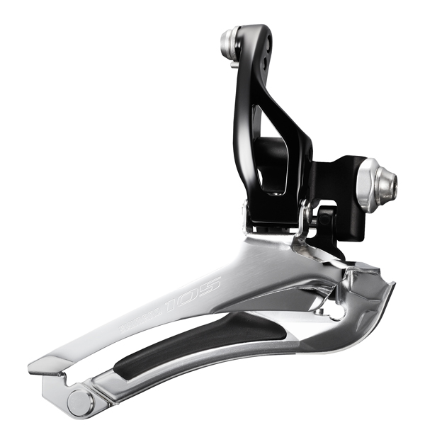 Forskifter-Shimano-105-2x11-gear-Sort-til-direkte-montering