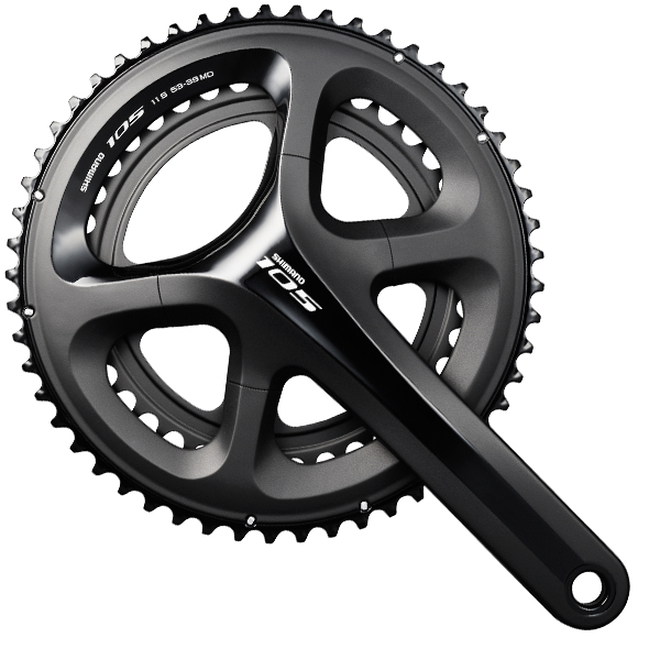 Shimano_105_kranksæt_model_FC5800_til_2x11_gear