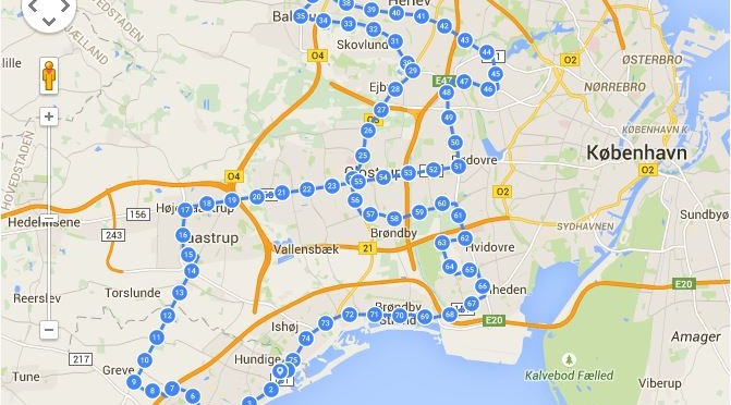 Min første cykeltur på 75 kilometer